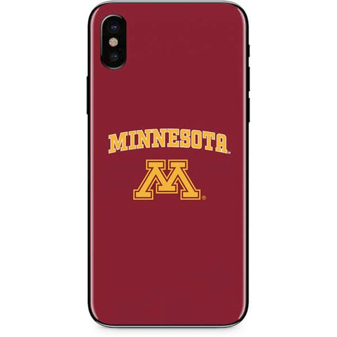 University of Minnesota Collegiate Text iPhone XS Max Skin