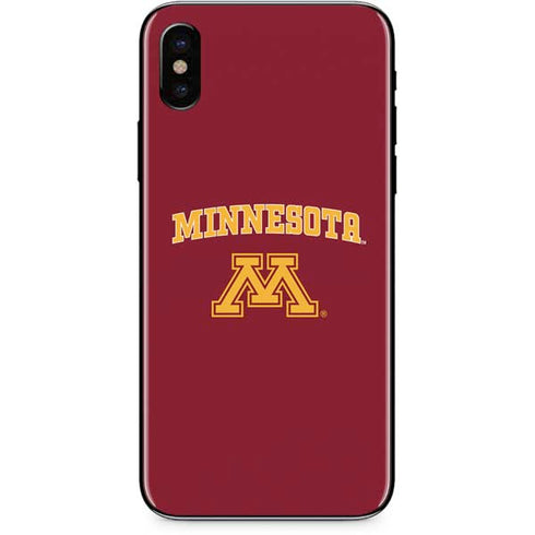 University of Minnesota Collegiate Text iPhone XS Skin
