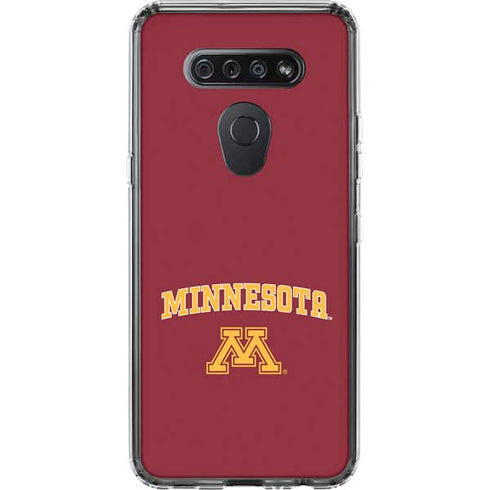 University of Minnesota Collegiate Text LG K51/Q51 Clear Case