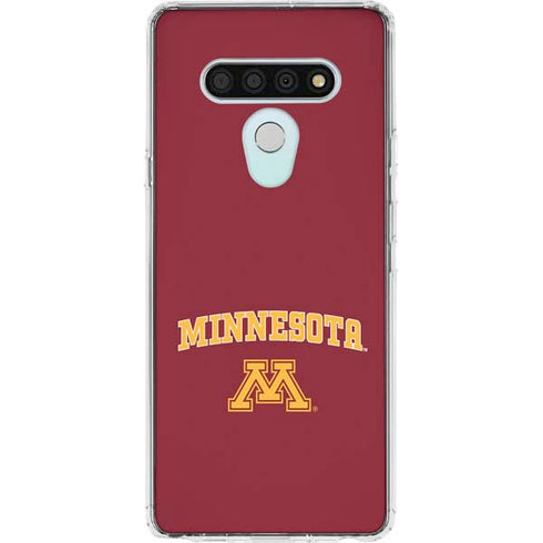 University of Minnesota Collegiate Text LG Stylo 6 Clear Case