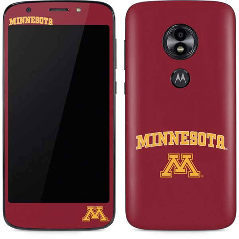 University of Minnesota Collegiate Text Moto E5 Play Skin