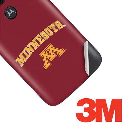 University of Minnesota Collegiate Text Moto E5 Play Skin