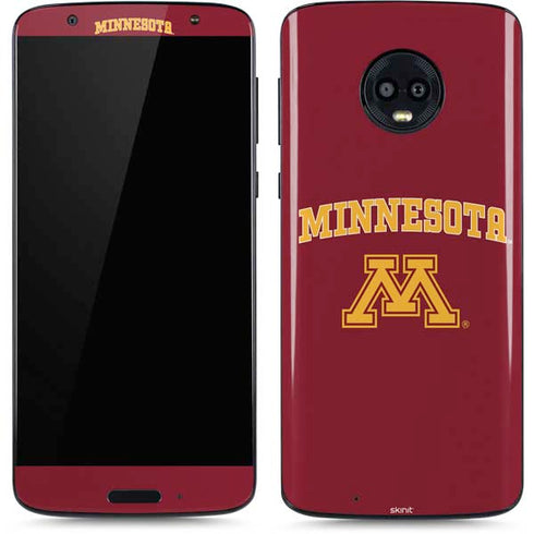 University of Minnesota Collegiate Text Moto G6 Skin