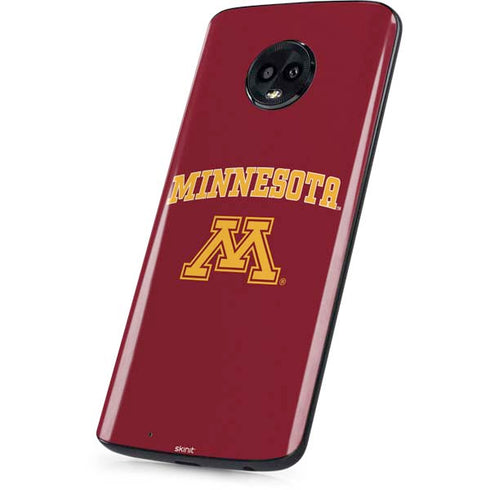 University of Minnesota Collegiate Text Moto G6 Skin