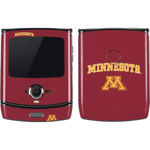 University of Minnesota Collegiate Text Motorola RAZR Skin