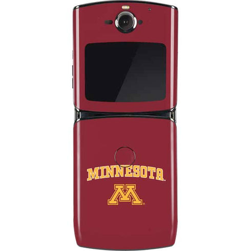 University of Minnesota Collegiate Text Motorola RAZR Skin