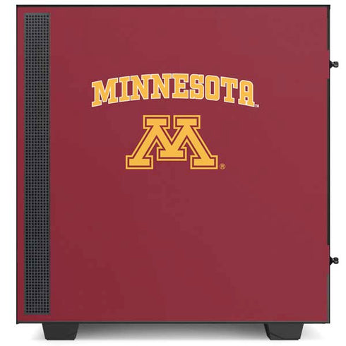 University of Minnesota Collegiate Text NZXT H510 Compact ATX Mid-Tower Case Skin