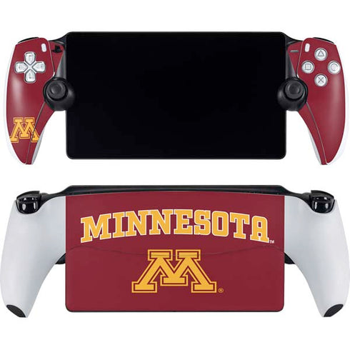 University of Minnesota Collegiate Text PlayStation Portal Remote Player Skin