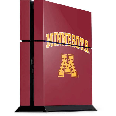 University of Minnesota Collegiate Text PS4 Console Skin
