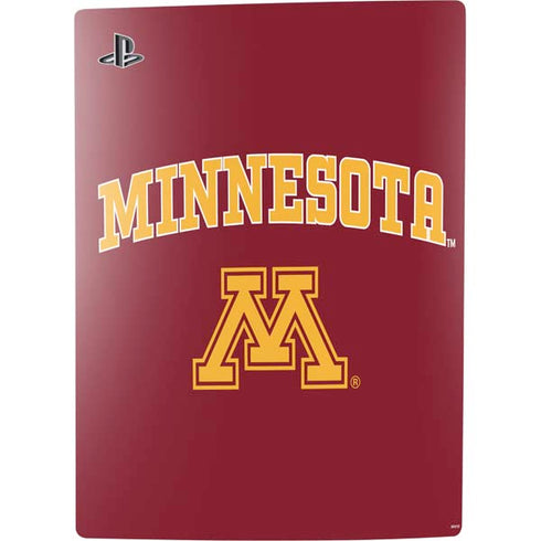University of Minnesota Collegiate Text PS5 Console Skin