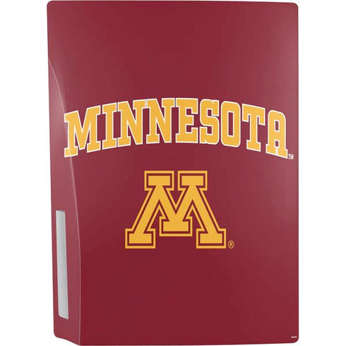 University of Minnesota Collegiate Text PS5 Console Skin