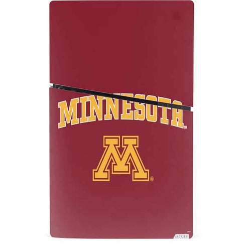 University of Minnesota Collegiate Text PS5 Slim Digital Edition Bundle Skin