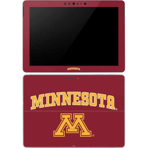 University of Minnesota Collegiate Text Surface Go Skin