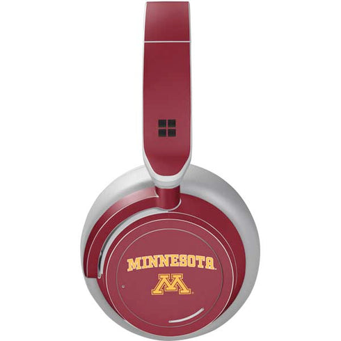 University of Minnesota Collegiate Text Surface Headphones Skin