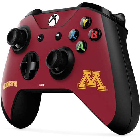 University of Minnesota Collegiate Text Xbox One X Controller Skin