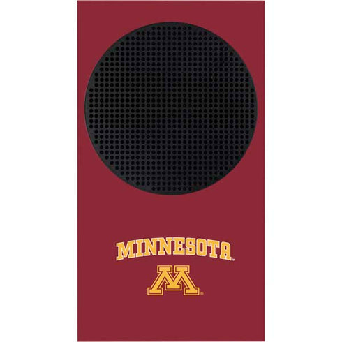 University of Minnesota Collegiate Text Xbox Series S Bundle Skin