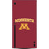 University of Minnesota Collegiate Text Xbox Series X Console Skin