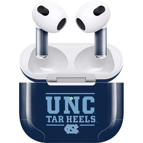 University of North Carolina Tar Heels Apple AirPods (3rd Gen 2021) Skin