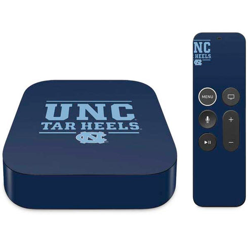 University of North Carolina Tar Heels Apple TV 4K Skin