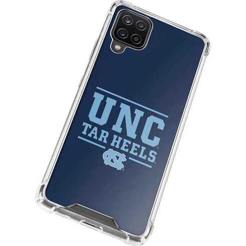 University of North Carolina Tar Heels Galaxy A12 Clear Case
