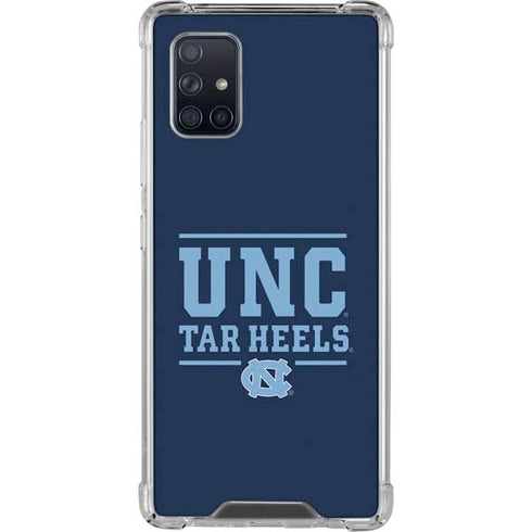 University of North Carolina Tar Heels Galaxy A71 5G Clear Case