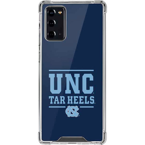 University of North Carolina Tar Heels Galaxy Note20 5G Clear Case
