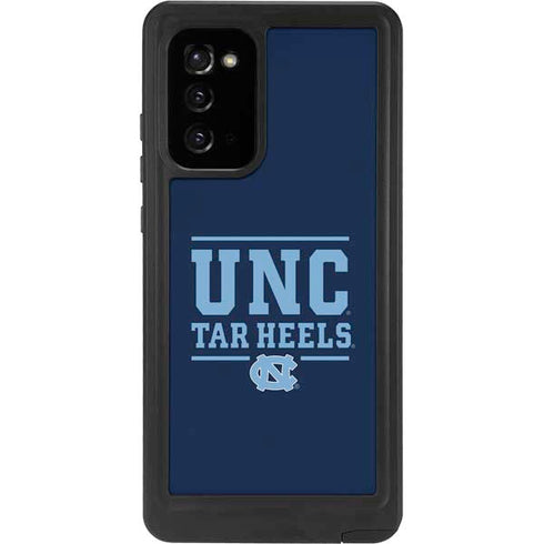 University of North Carolina Tar Heels Galaxy Note20 5G Waterproof Case
