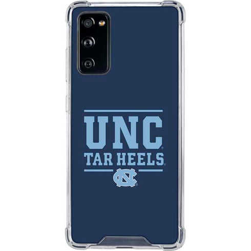 University of North Carolina Tar Heels Galaxy S20 FE Clear Case