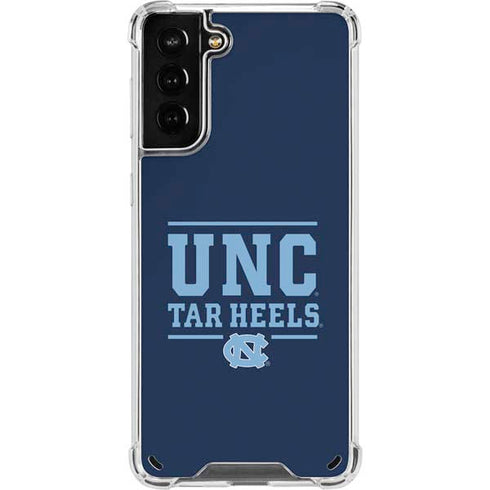 University of North Carolina Tar Heels Galaxy S21 Plus 5G Clear Case