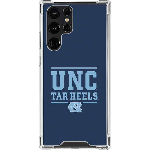 University of North Carolina Tar Heels Galaxy S22 Ultra Clear Case