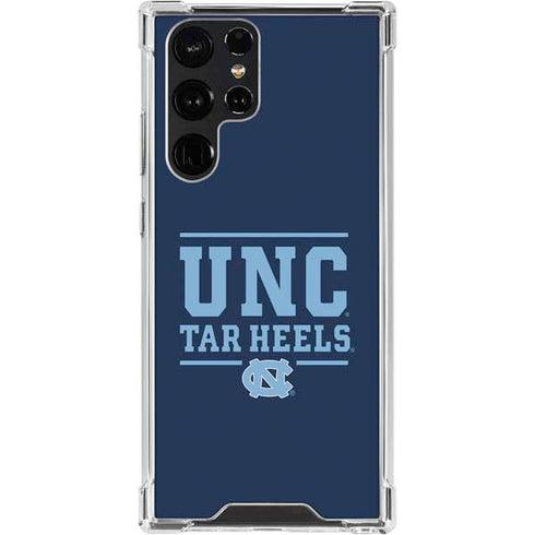 University of North Carolina University of Tar Heels Galaxy S24 Ultra Clear Case