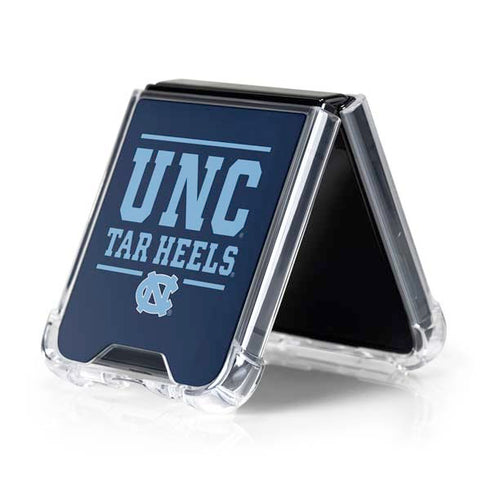 University of North Carolina University of Tar Heels Galaxy Z Flip5 5G Clear Case