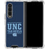 University of North Carolina Tar Heels Galaxy Z Fold4 5G Clear Case