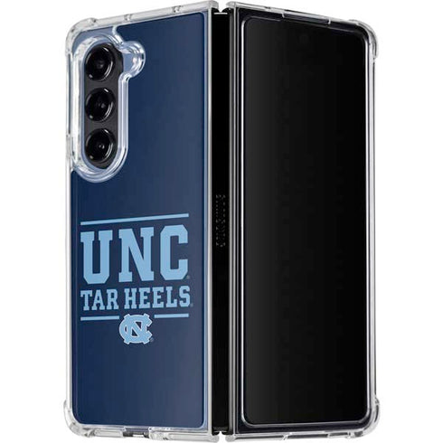 University of North Carolina University of Tar Heels Galaxy Z Fold5 5G Clear Case