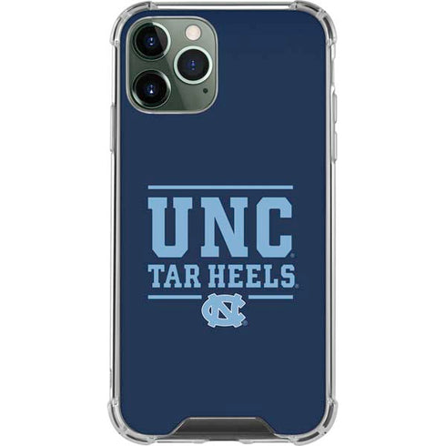 University of North Carolina University of Tar Heels iPhone 11 Pro Max Clear Case