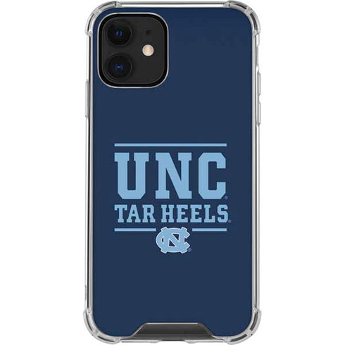 University of North Carolina Tar Heels iPhone 12 Clear Case