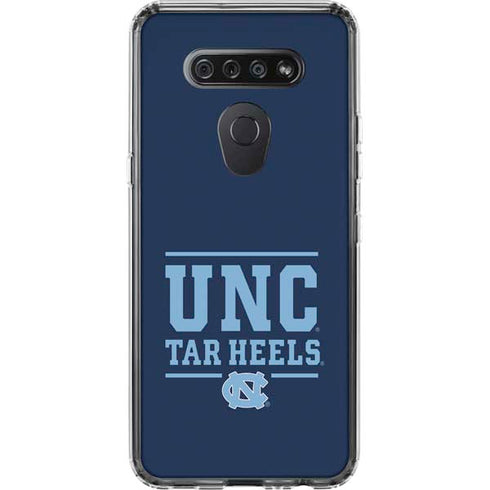 University of North Carolina University of Tar Heels LG K51/Q51 Clear Case