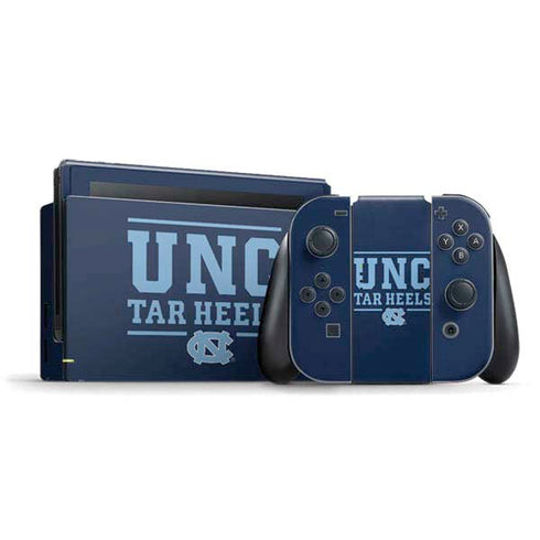 University of North Carolina Tar Heels Nintendo Switch Bundle Skin