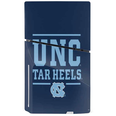 University of North Carolina University of Tar Heels PS5 Slim Disk Console Skin