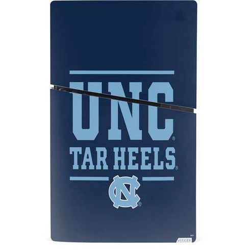 University of North Carolina University of Tar Heels PS5 Slim Digital Edition Bundle Skin