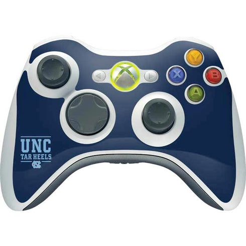 University of North Carolina Tar Heels Xbox 360 Wireless Controller Skin