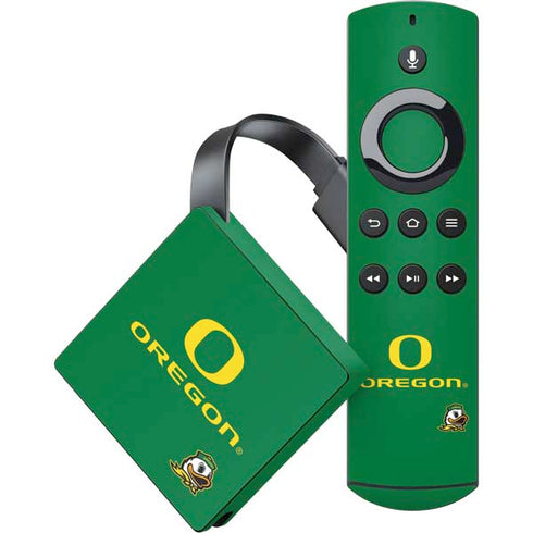 University of Oregon Yellow O with Text Amazon Fire TV Skin