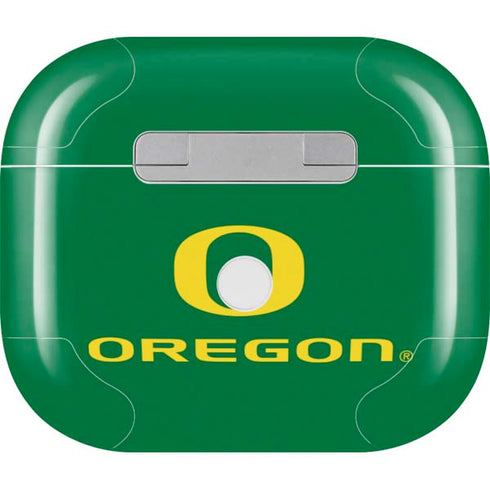 University of Oregon Yellow O with Text Apple AirPods (3rd Gen 2021) Skin