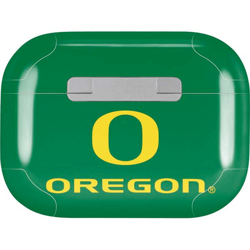 University of Oregon Yellow O with Text Apple AirPods Pro Skin