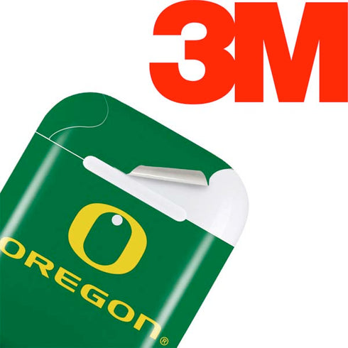 University of Oregon Yellow O with Text Apple AirPods Skin