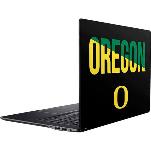 University of Oregon Split on Black Ativ Book 9 (15.6in 2014) Skin
