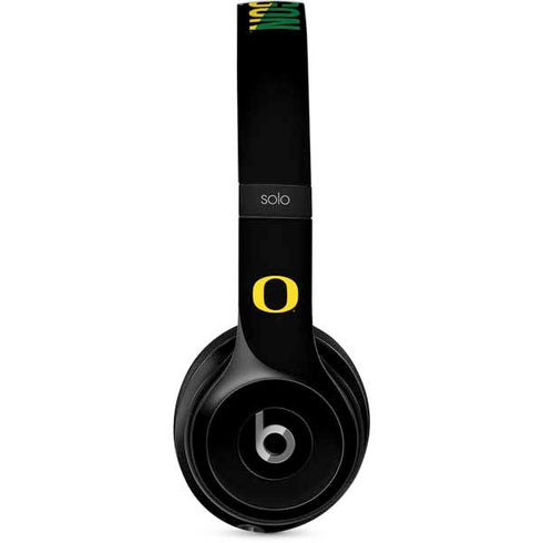 University of Oregon Split on Black Beats Solo 2 Wired Skin