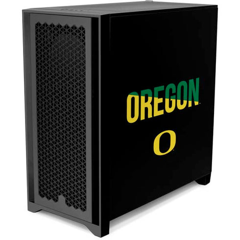 University of Oregon Split on Black Corsair 4000D Tempered Glass Mid-Tower ATX Case Skin