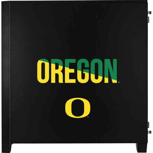 University of Oregon Split on Black Corsair 4000D Tempered Glass Mid-Tower ATX Case Skin