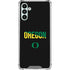 University of Oregon Split on Black Galaxy A13 5G Clear Case